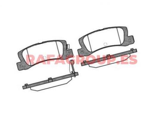 RG6570 - Pastillas de freno